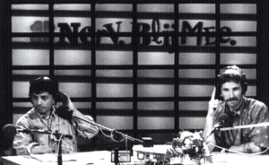 Uitzending NCRV zaterdagsport, samen met Rocky Tuhuteru in 1990.